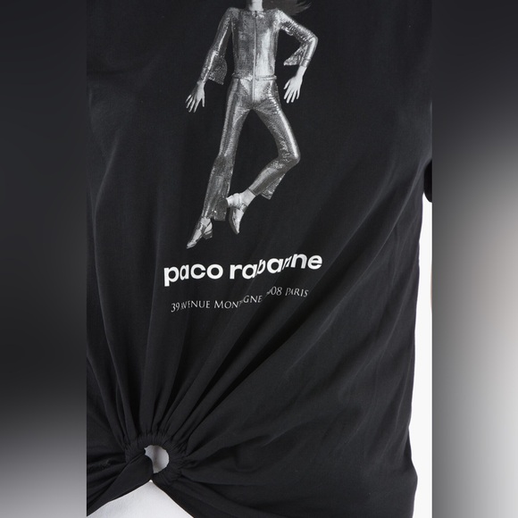 PACO RABANNE graphic cropped tee - Picture 9 of 10